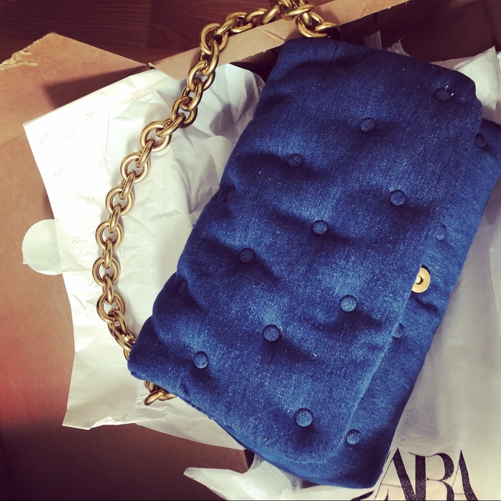 Zara denim bag
